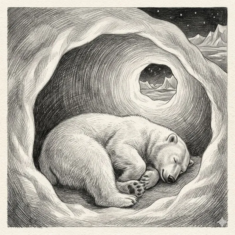 Arctic Bear Tales Pencil Illustrations