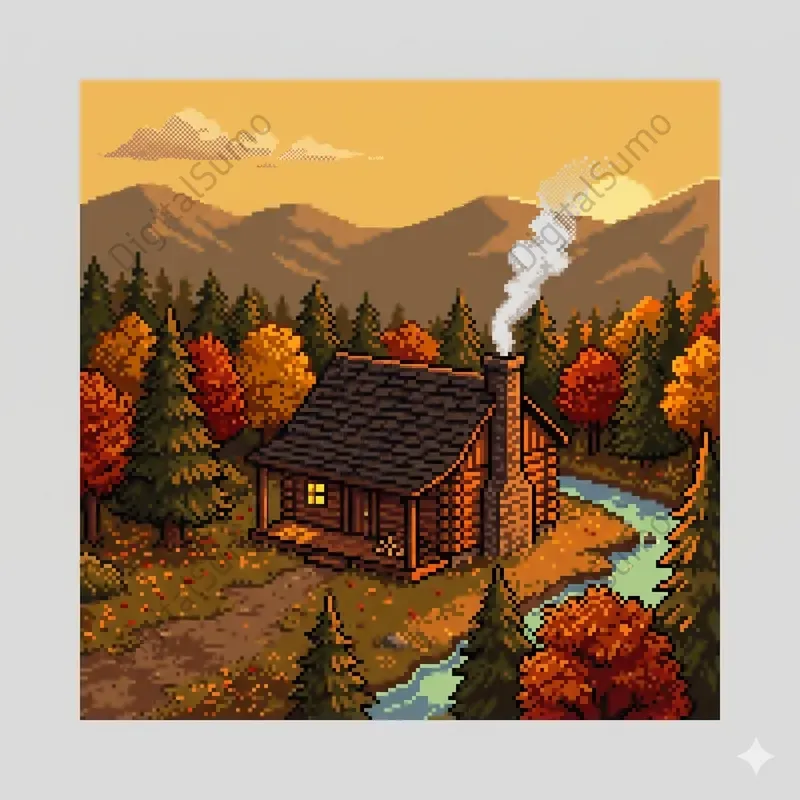 Print Ready Universal Pixel Art