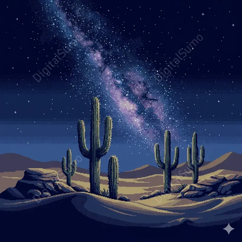 Print Ready Universal Pixel Art