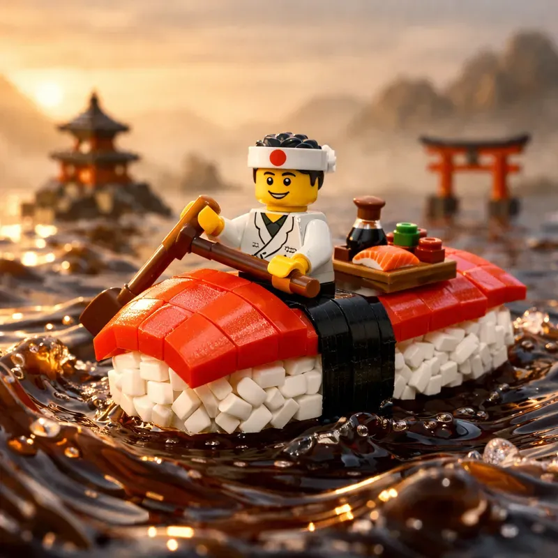 Lego Miniature Culinary Worlds