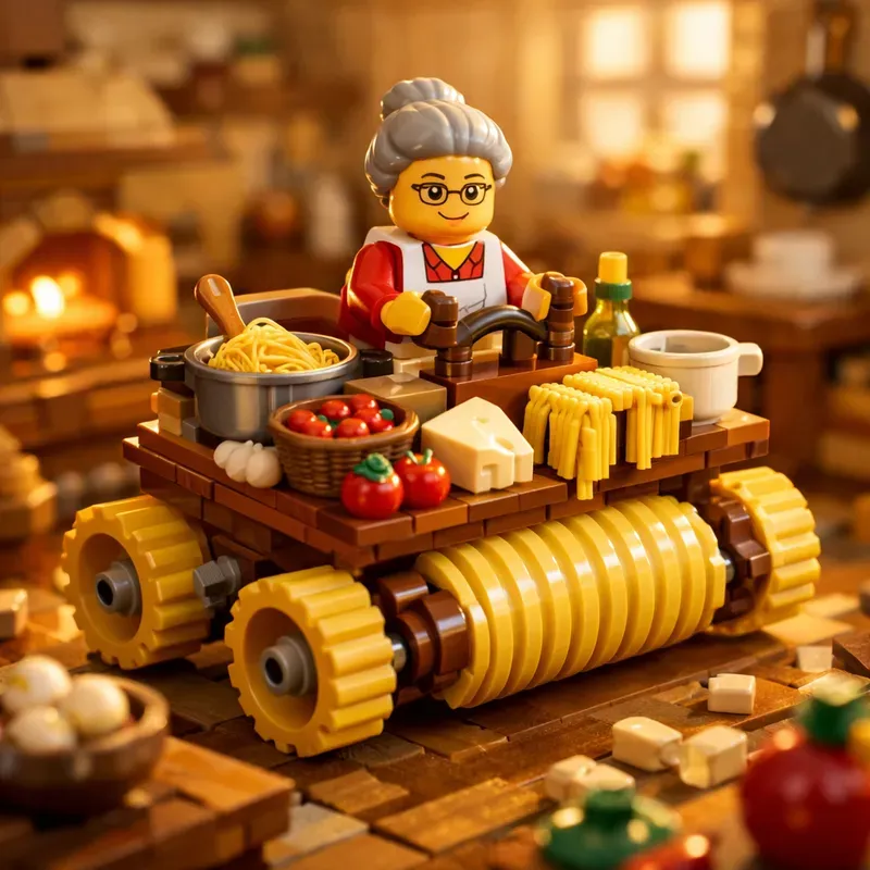 Lego Miniature Culinary Worlds