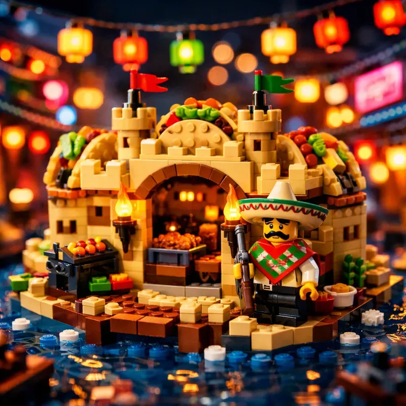 Lego Miniature Culinary Worlds