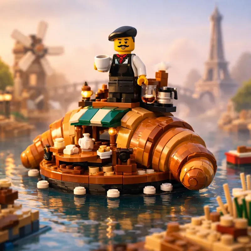 Lego Miniature Culinary Worlds