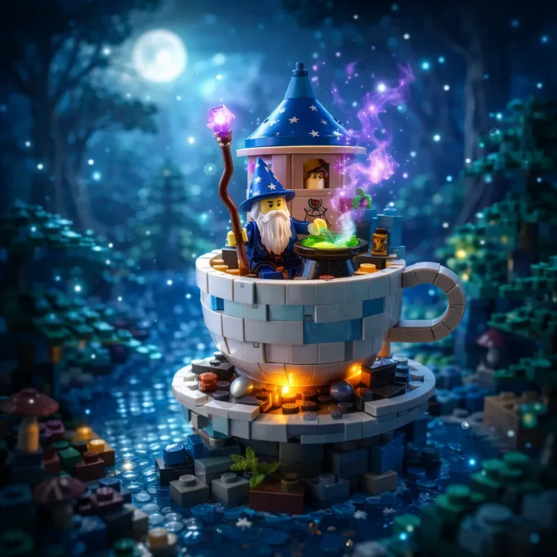 Lego Miniature Culinary Worlds