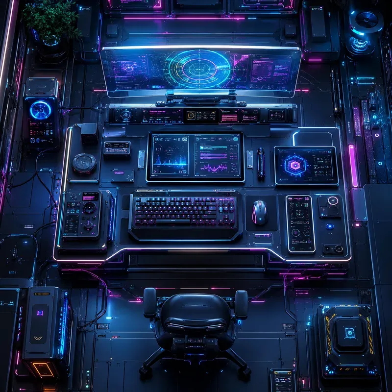 Neon Future Tech Concepts
