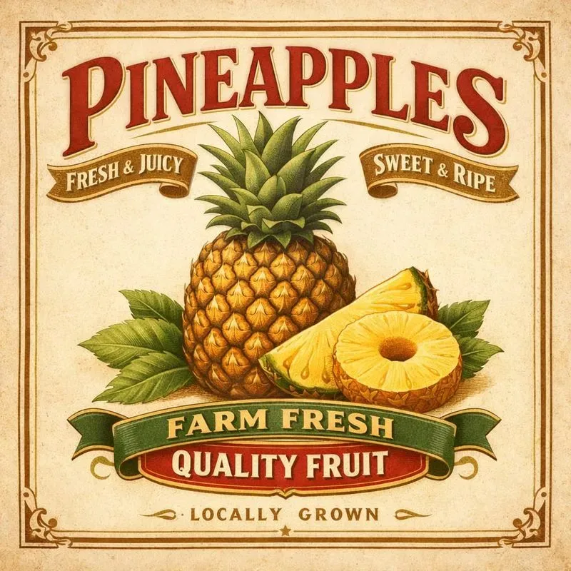 Vintage Fruit Labels