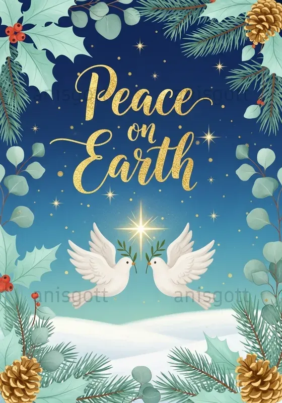 Holy Night Christmas Junk Journal Papers