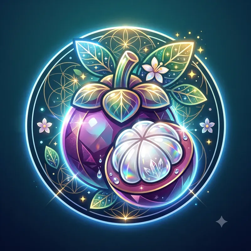 Modern Neon Exotic Fruit Emblems