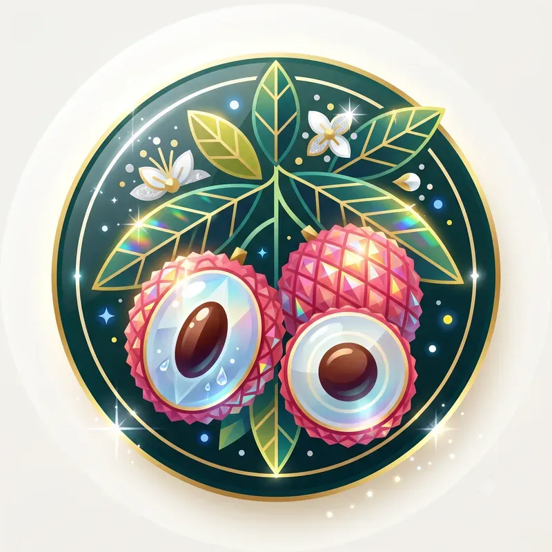 Modern Neon Exotic Fruit Emblems