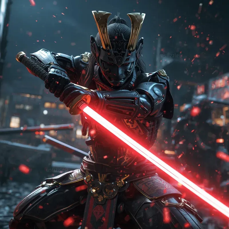 Cyberpunk Anime Samurai Bundles