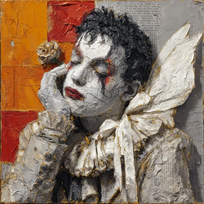 Textured Mixed Media Artworks Of