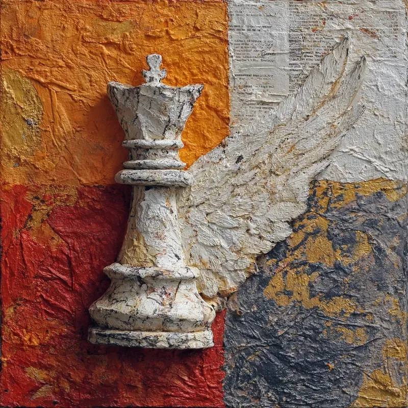 Textured Mixed Media Artworks Of