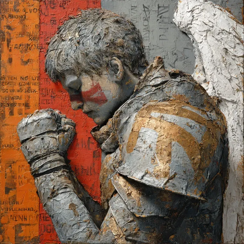 Textured Mixed Media Artworks Of