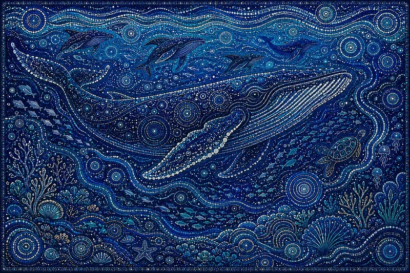 Aboriginal Dot Art Mosaics