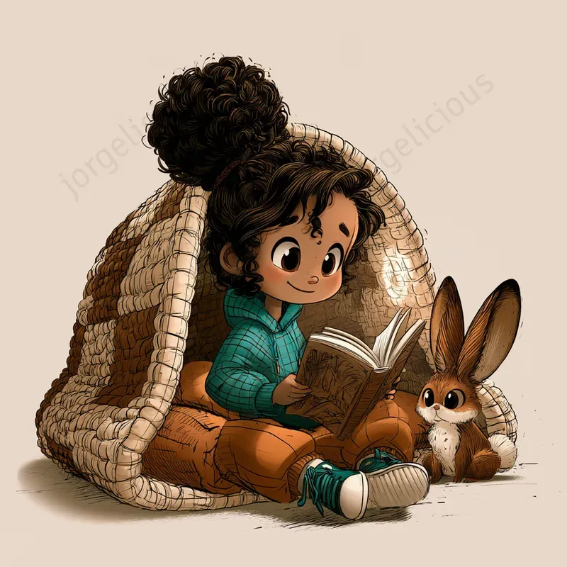 Childrens Storybook Character Scenes