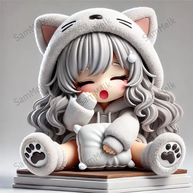 Cute Chibi 3D Style Characters