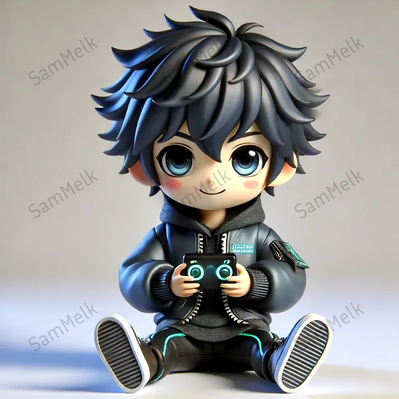 Cute Chibi 3D Style Characters