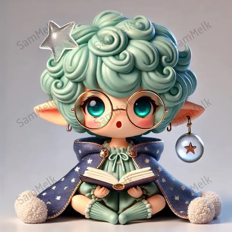 Cute Chibi 3D Style Characters
