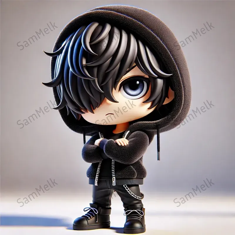 Cute Chibi 3D Style Characters