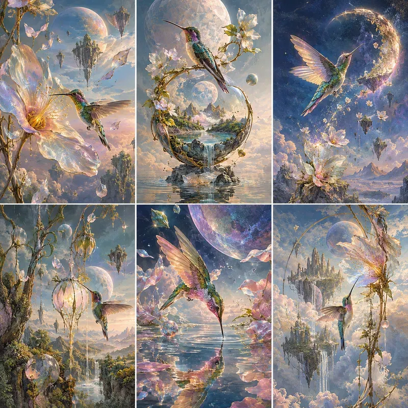 Celestial Botanical Dreamscapes
