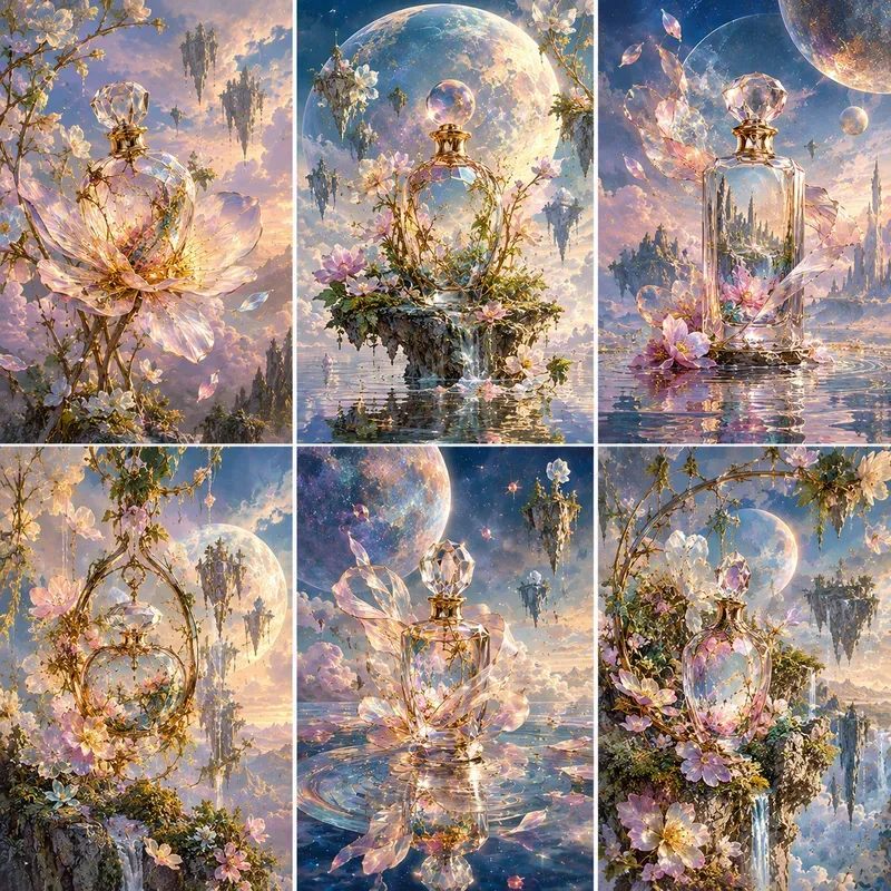 Celestial Botanical Dreamscapes