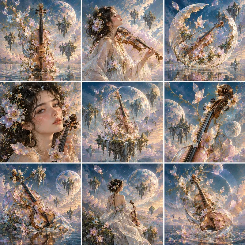 Celestial Botanical Dreamscapes
