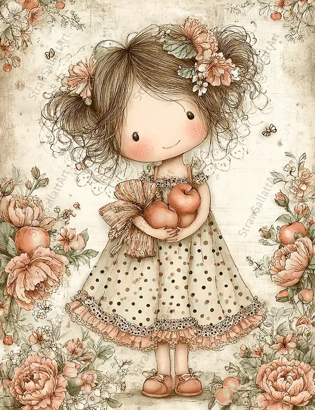 French Cottage Peony Junk Journal Pages