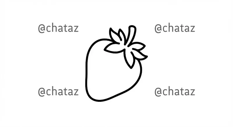 Minimal Handdrawn Fruit Line Icons