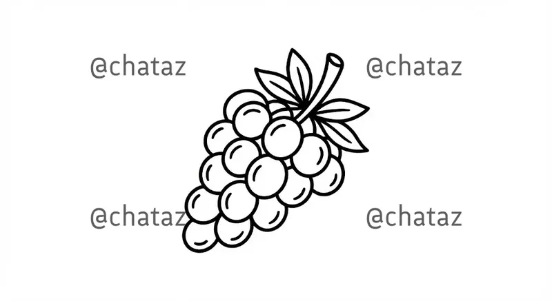 Minimal Handdrawn Fruit Line Icons