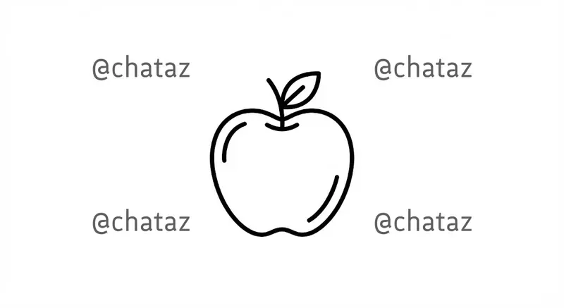 Minimal Handdrawn Fruit Line Icons