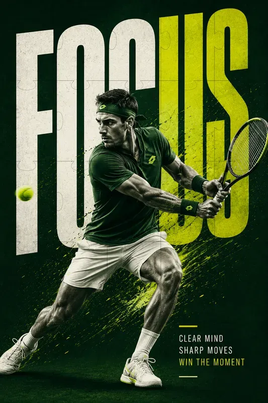 Dynamic Sports Typography Posters