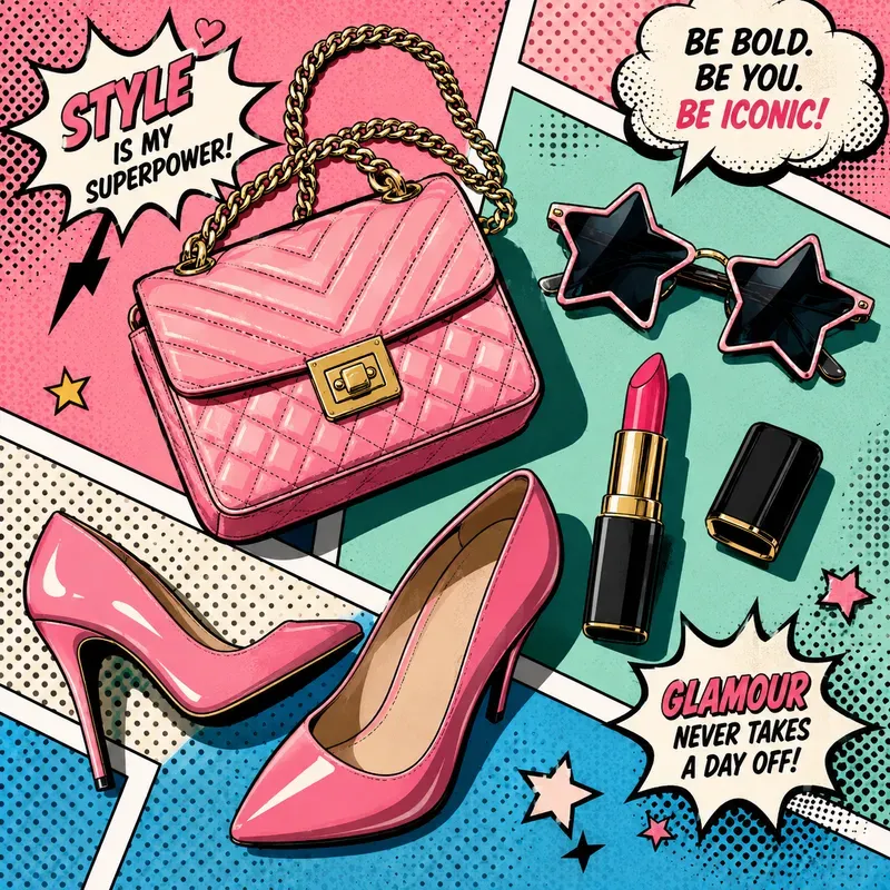 Retro Pop Art Objects Collection Packs