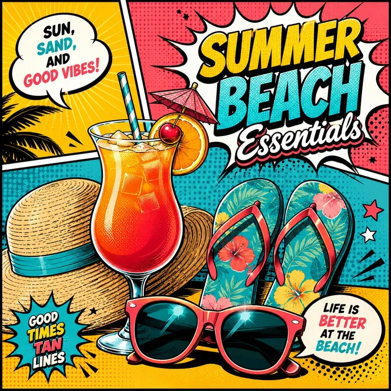 Retro Pop Art Objects Collection Packs