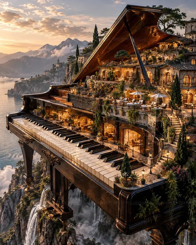 Hyperrealistic Impossible Scale Scenes