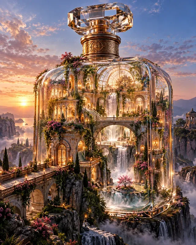 Hyperrealistic Impossible Scale Scenes