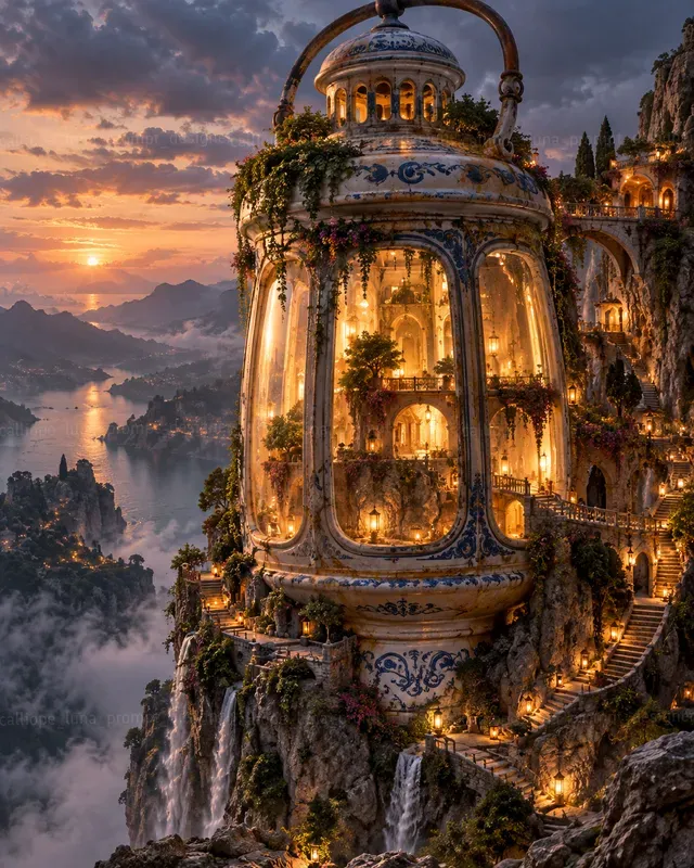 Hyperrealistic Impossible Scale Scenes