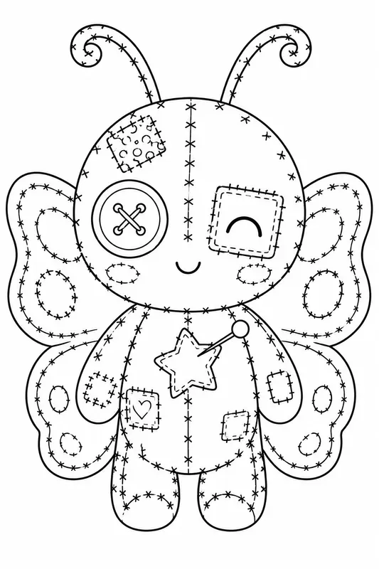 Dolls With Coloring Patches