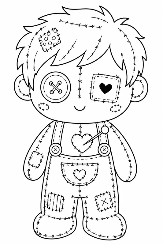 Dolls With Coloring Patches