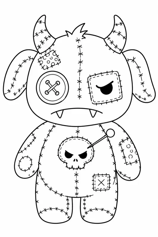 Dolls With Coloring Patches