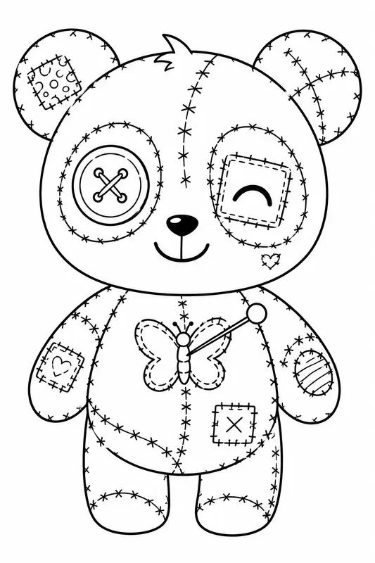 Dolls With Coloring Patches