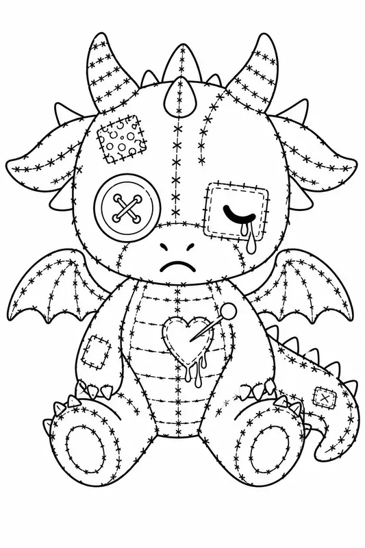 Dolls With Coloring Patches