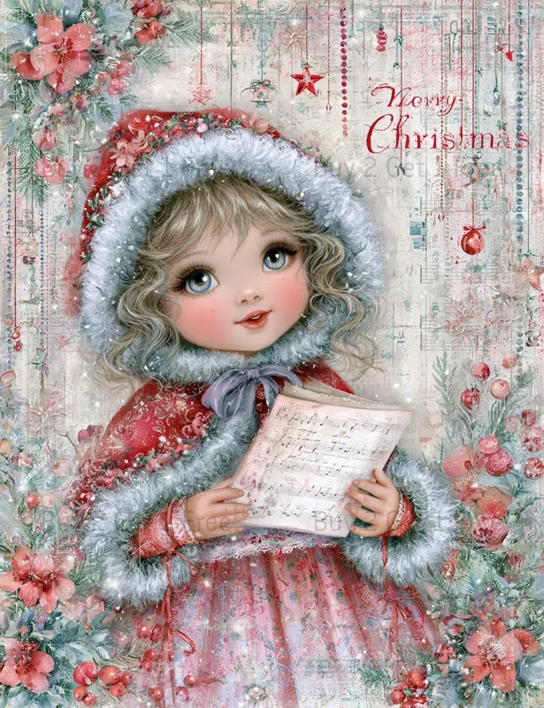 Frosted Woodland Christmas Junk Journals