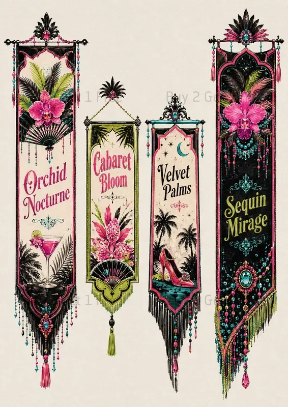 Ornamental Gonfalon Ephemera