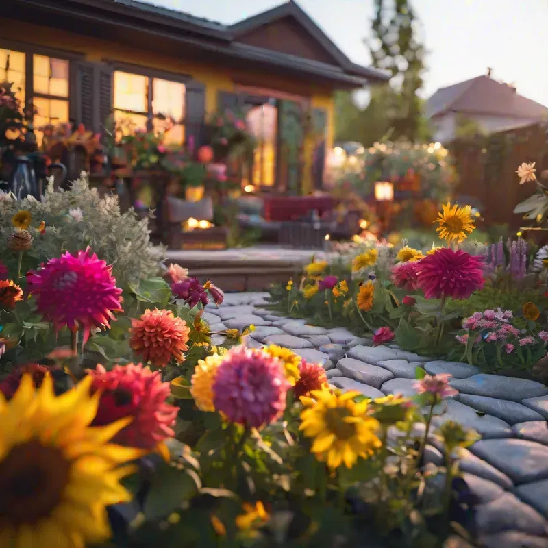 Photorealistic Front Garden Templates