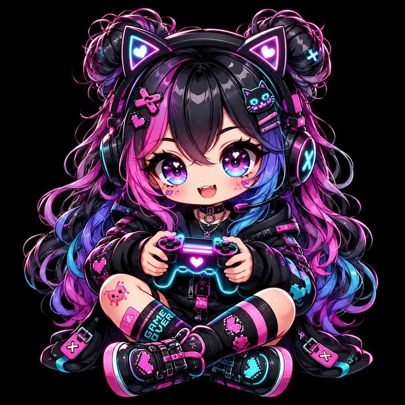 Kawaii Chibi Fashion Character Generator