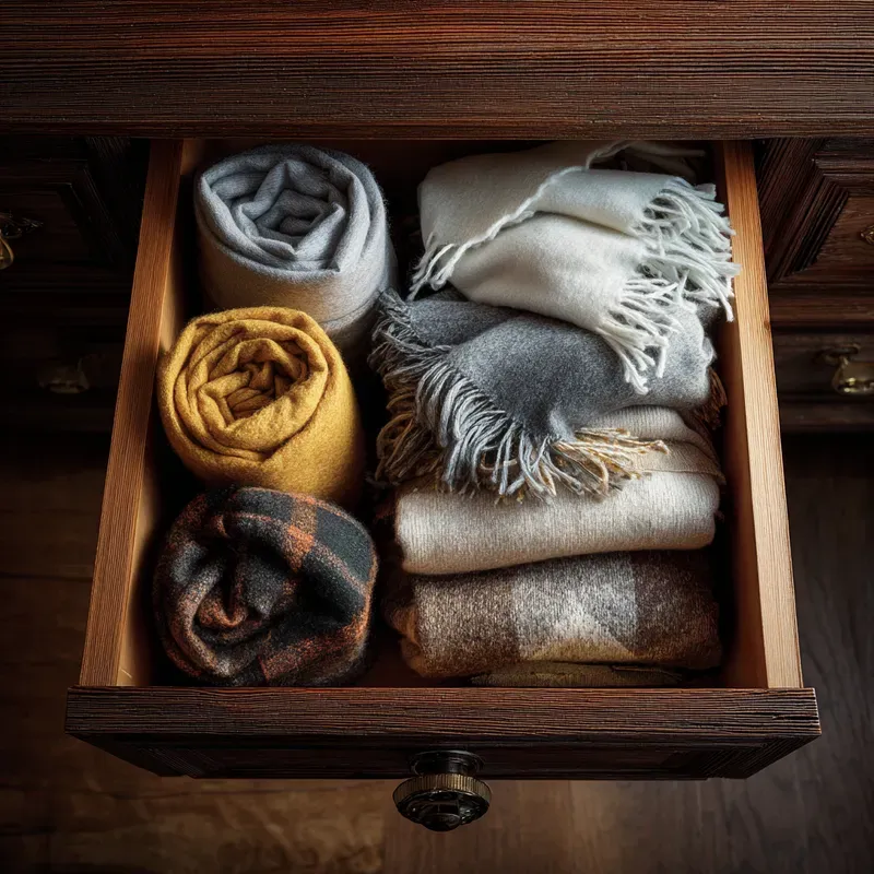 Winter Christmas Wardrobe Organization