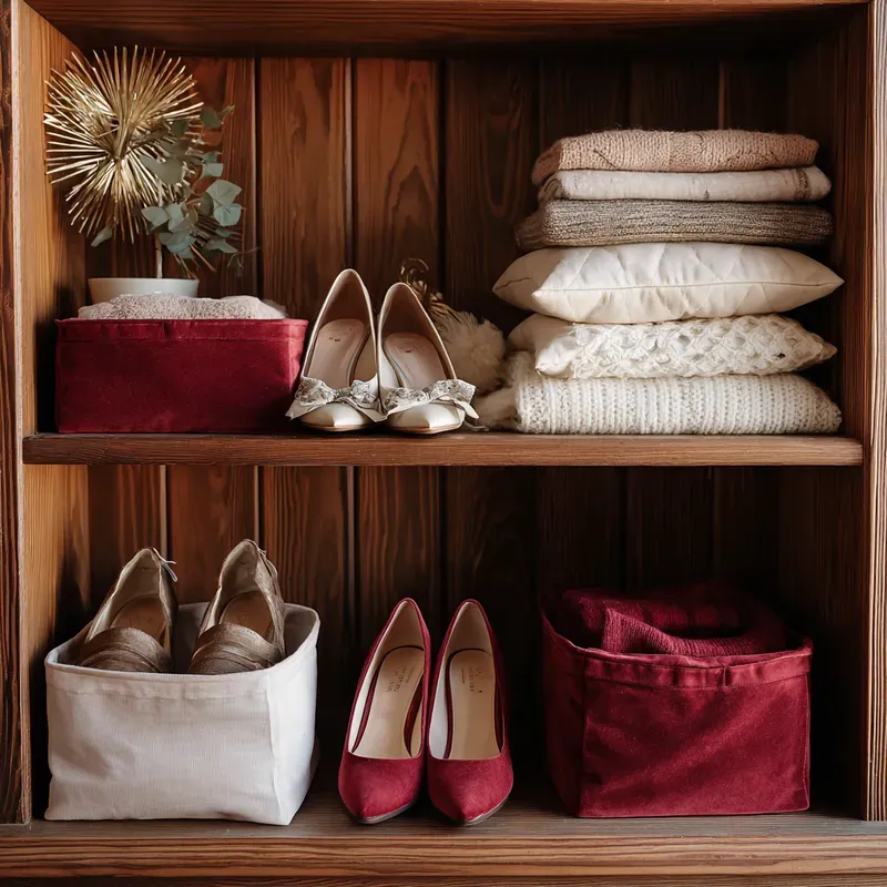 Winter Christmas Wardrobe Organization