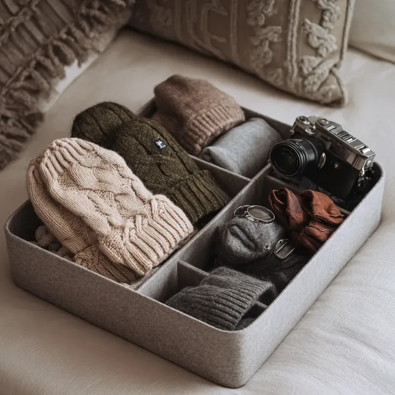 Winter Christmas Wardrobe Organization