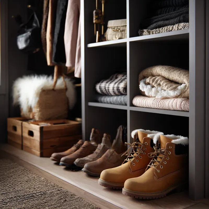 Winter Christmas Wardrobe Organization