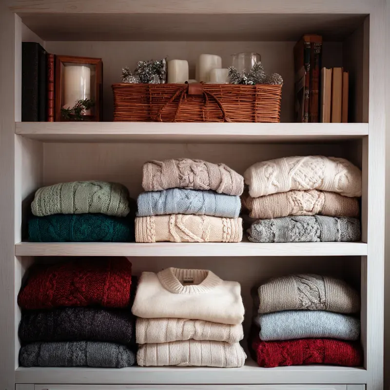 Winter Christmas Wardrobe Organization